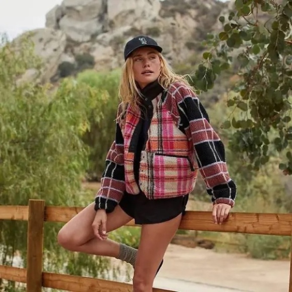 Free people fleece jacket fp movement hit the slopes